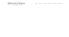 Desktop Screenshot of kevinhizon.com